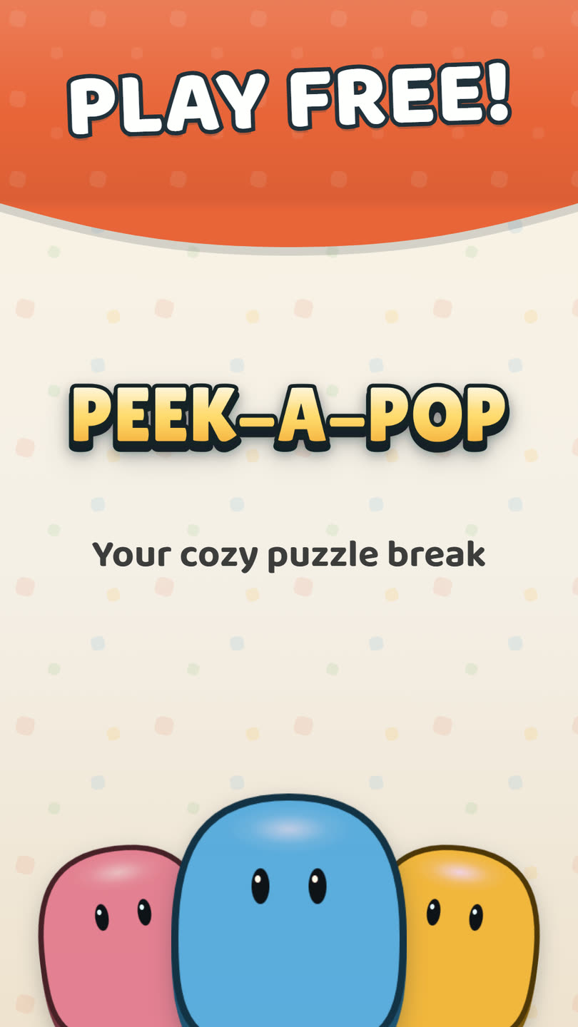 Peek-a-Pop screenshot — Play free!