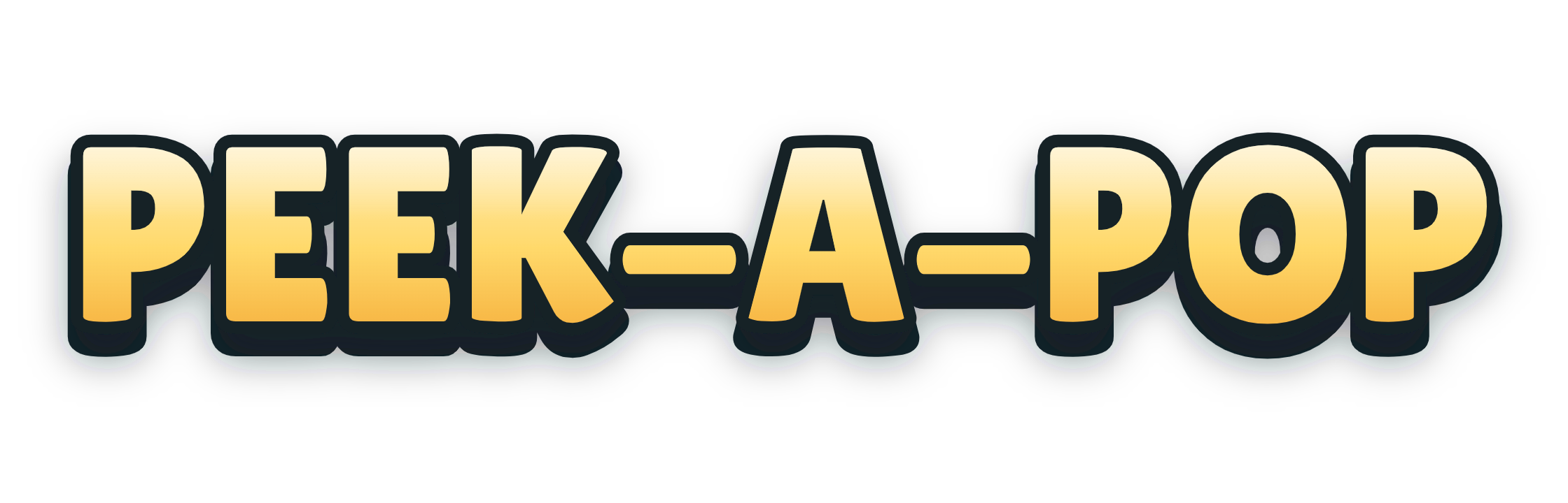 Peek-a-Pop wordmark